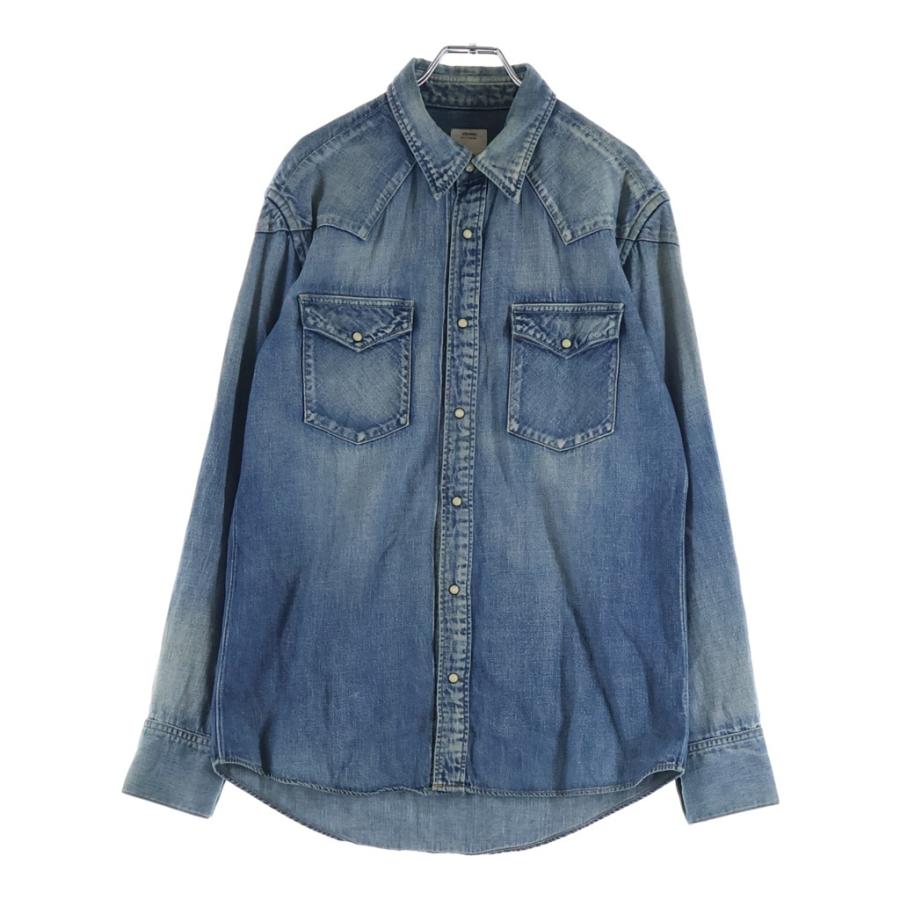 中古visvim SOCIAL SCULPTURE 10 D-16 W36L28 visvim（ヴィズヴィム） ヴィスヴィム SOCIAL SCULPTURE SHIRT DMGD