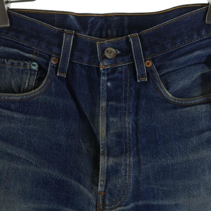 Levi's リーバイス 90S VINTAGE 1971年モデル 501 復刻版 ヴィンテージ USA製 バレンシア工場 ボタン裏555 ビッグE 紙パッチ ボタンフライ デニムパンツ インディゴ Levi's（リーバイス） 90S VINTAGE 1971年モデル 501 復刻版 USA製