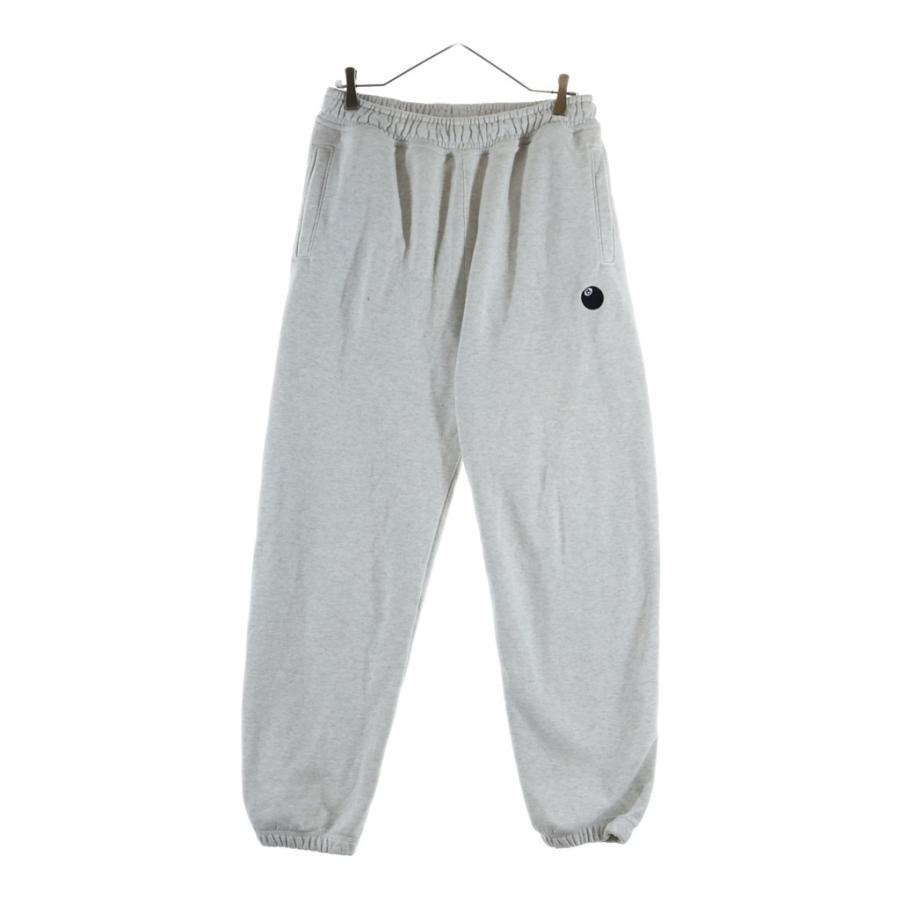 STUSSY ステューシー 8ボールロゴ スウェットジョガーパンツ グレー 116552 STUSSY（ステューシー） 8ボールロゴ スウェットジョガーパンツ グレー