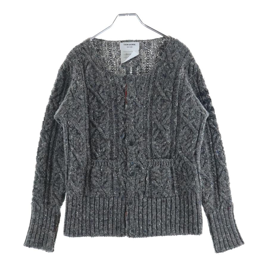 THOM BROWNE（トム ブラウン） トリコロール ウール ニット