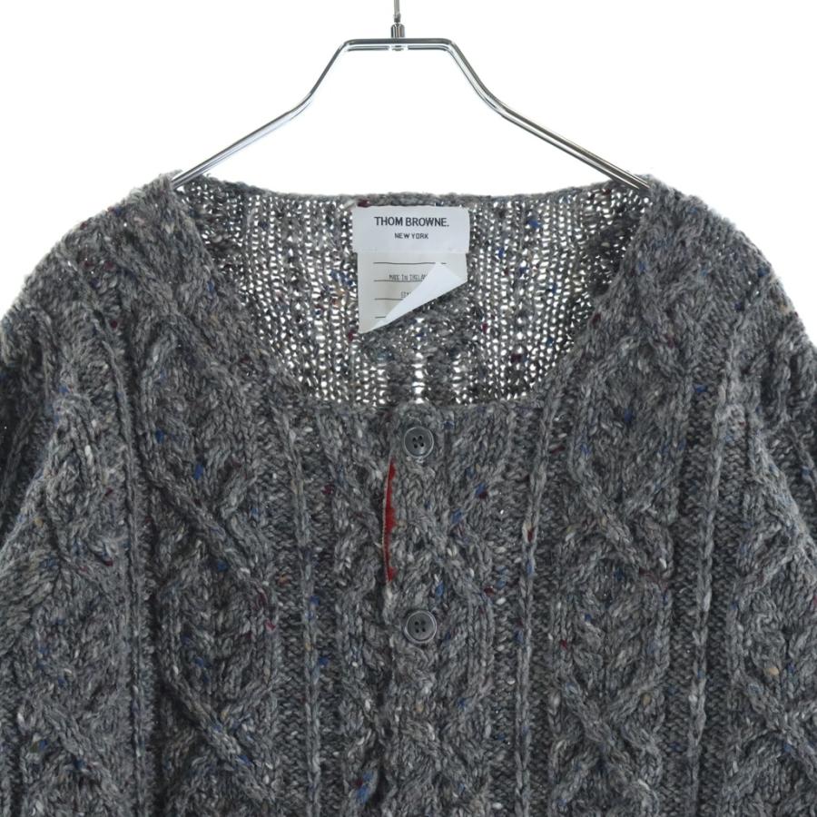 THOM BROWNE（トム ブラウン） トリコロール ウール ニット