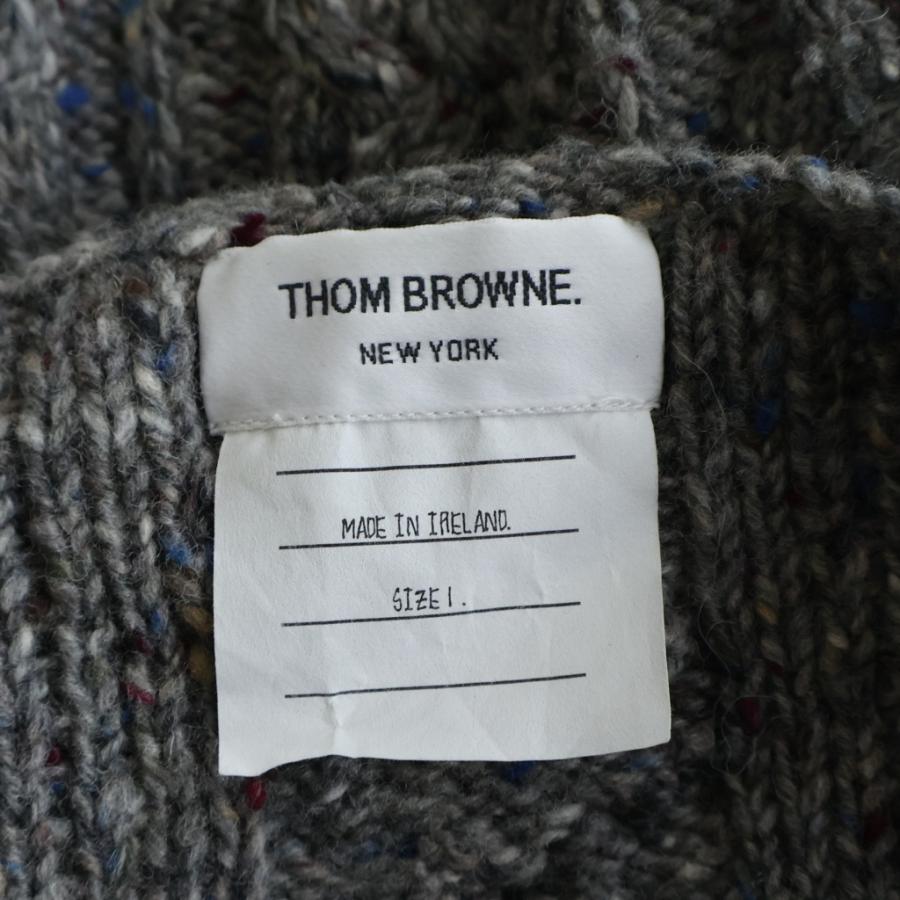 THOM BROWNE（トム ブラウン） トリコロール ウール ニット