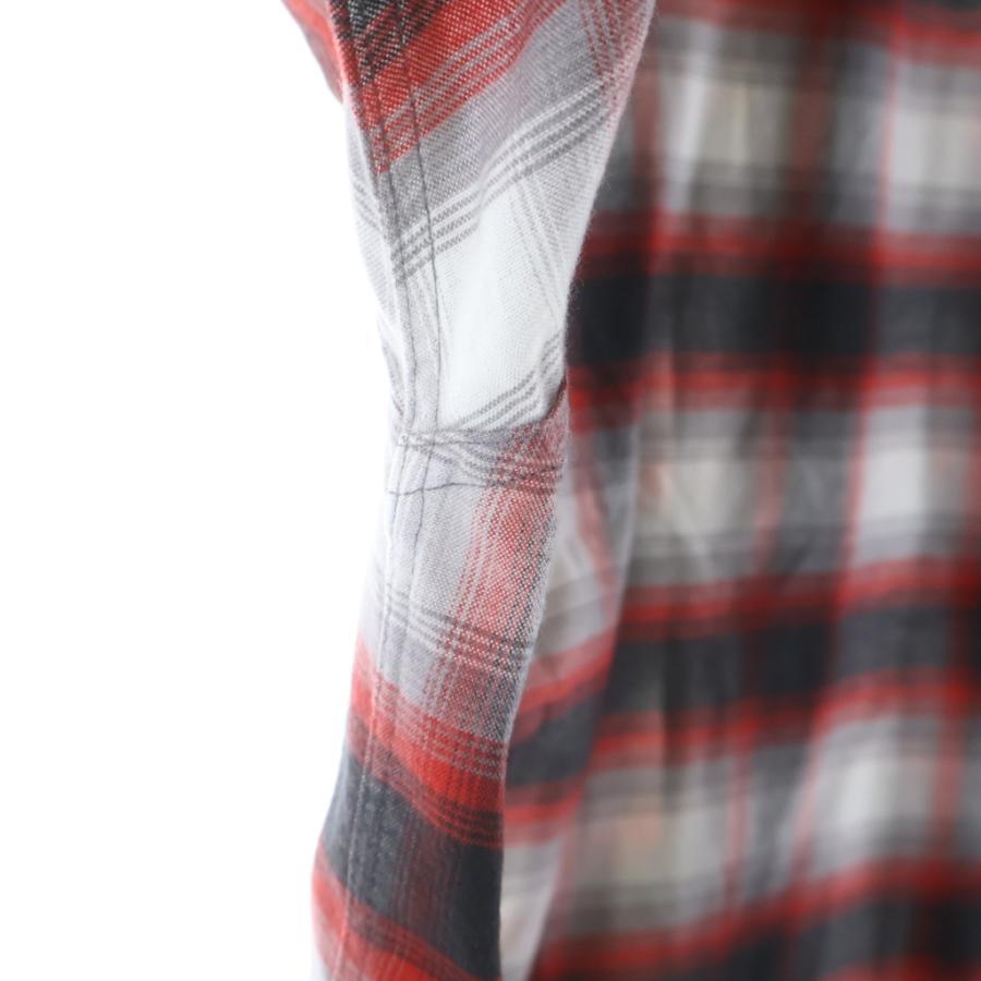 WACKO MARIA 25AW OMBRE CHECK OPEN オンブレ WACKO MARIA（ワコマリア） 25AW OMBRE CHECK OPEN COLLAR SHIRT L/S
