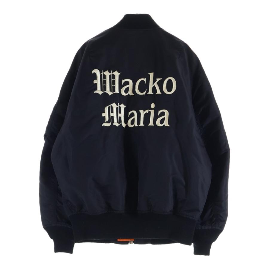 WACKO MARIA（ワコマリア） 22AW MA-1 FLIGHT JACKET ロゴエンブロイ
