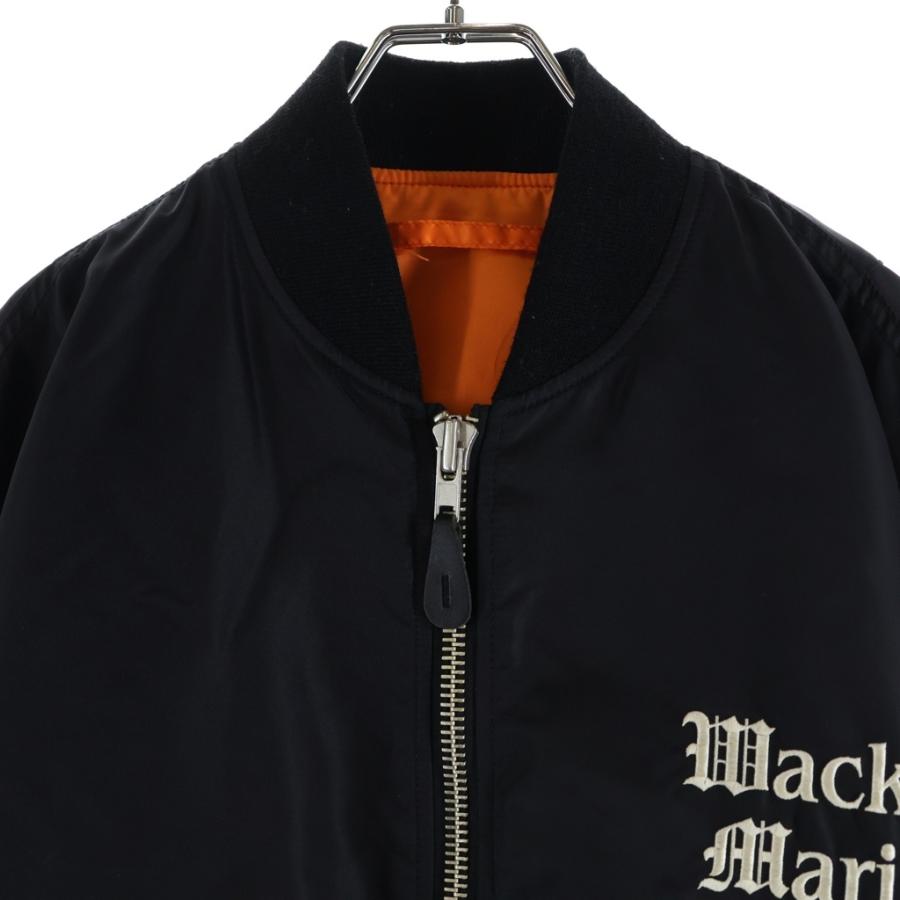 WACKO MARIA（ワコマリア） 22AW MA-1 FLIGHT JACKET ロゴエンブロイ