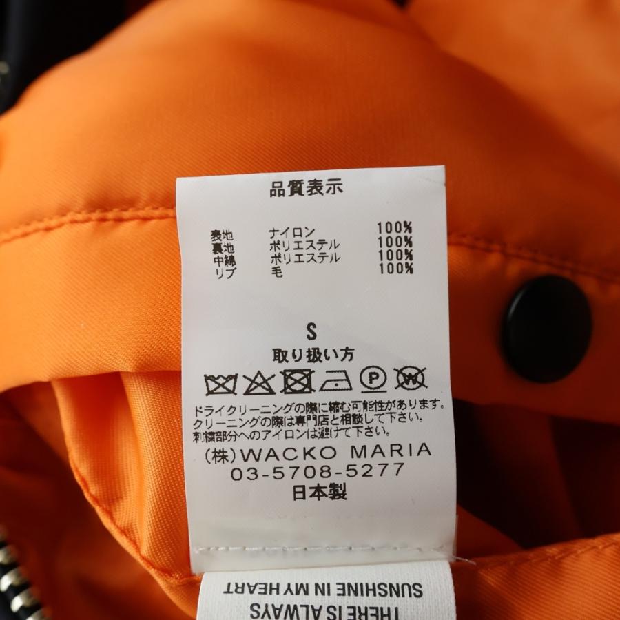 WACKO MARIA（ワコマリア） 22AW MA-1 FLIGHT JACKET ロゴエンブロイ