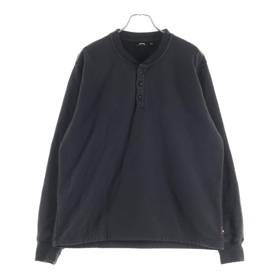90s stussy ヘンリーネック リバースウィーブ タイプ スウェット STUSSY（ステューシー） SWEATSHIRT ヘンリーネック プルオーバー