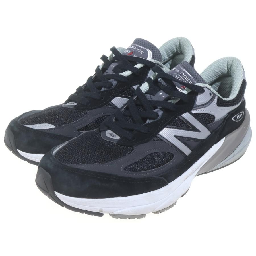 New Balance ニューバランス スウェード ローカット スニーカー ブラック M990BK6 US9.5/27.5cm New Balance（ニューバランス） M990BK6 USA製 スエードメッシュ