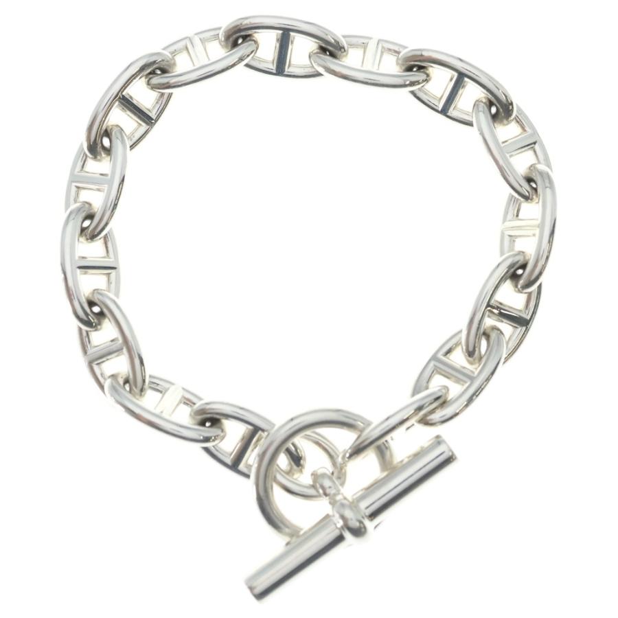 HERMES エルメス Chaine d'Ancre GM 15LINK シェーヌダンクルGM チェーンブレスレット シルバー HERMES（エルメス） Chaine d'Ancre GM 15LINK シェーヌダンクルGM