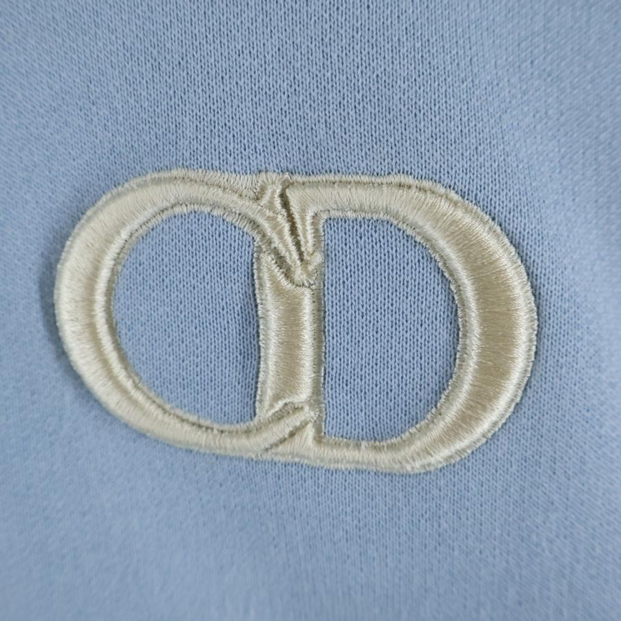DIOR ディオール チェストロゴ刺繍スウェットプルオーバーパーカー 
