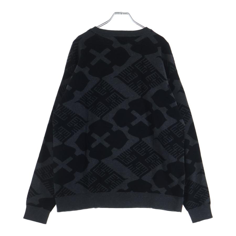 バッズプール ×GAKKIN 花罰家紋 COTTON KNIT JACQUARD SWEATER