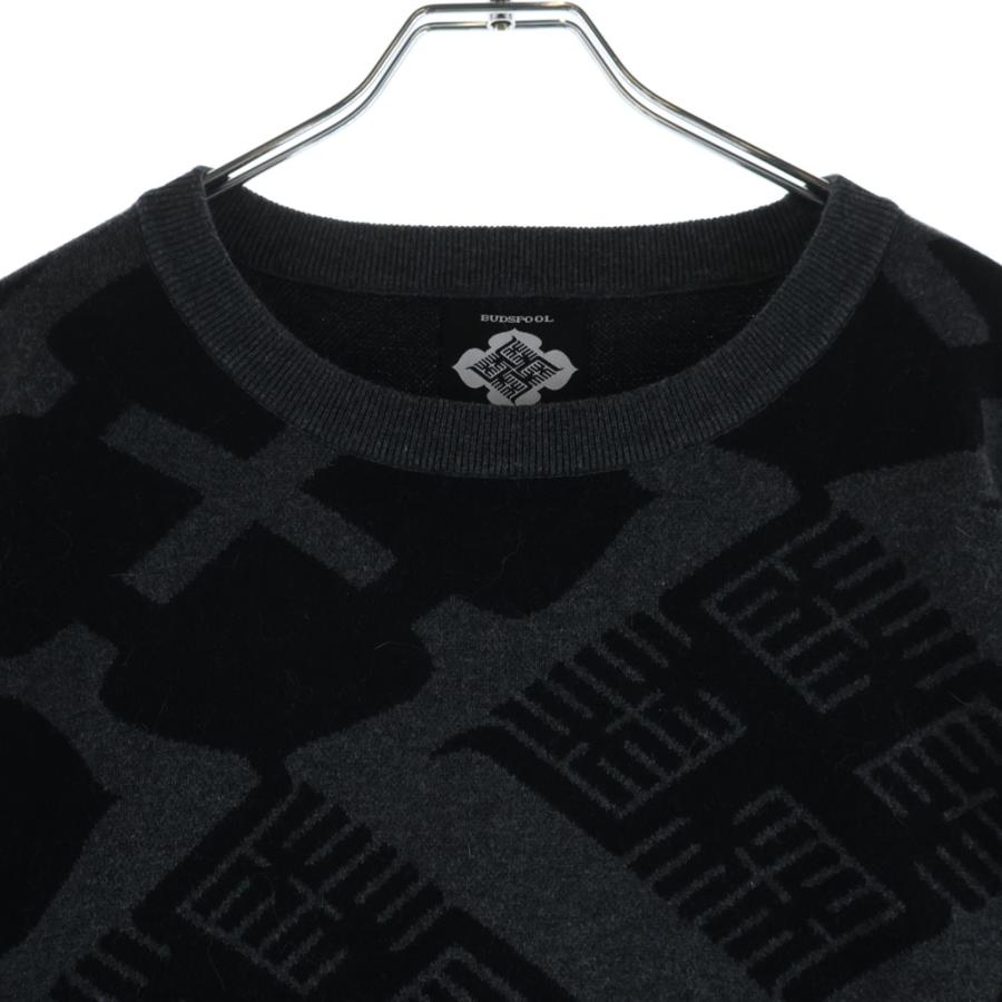 バッズプール ×GAKKIN 花罰家紋 COTTON KNIT JACQUARD SWEATER
