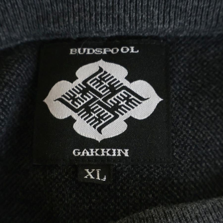 GAKKIN × BUDSPOOL 花罰 コットンセーター XL バッズプール ×GAKKIN 花罰家紋 COTTON KNIT JACQUARD SWEATER