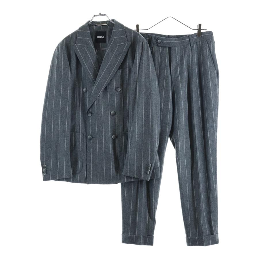 HUGO BOSS（ヒューゴ・ボス） ストライプ柄 セットアップスーツ ダブル