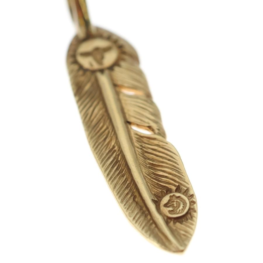 TADY & KING タディアンドキング 全金フェザー Mサイズ 左向き ペンダントトップ ゴールド TADY & KING タディアンドキング 全金フェザー Mサイズ 左向き