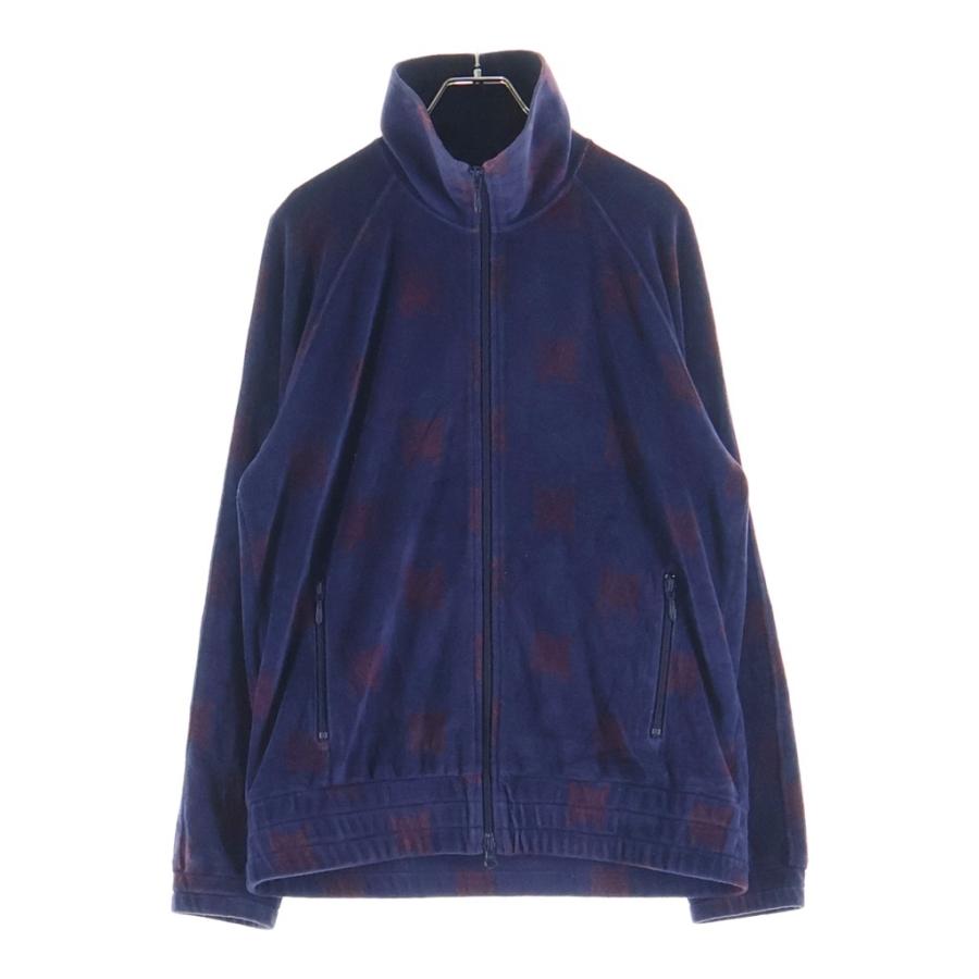 Needles トラックジャケット パピヨン柄 ネイビー S Needles（ニードルス） 22AW C/PE Papillon Velour Track Jacket