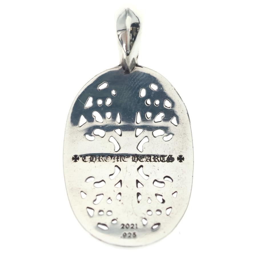 CHROME HEARTS クロムハーツ CLSC OVAL P/D クラシックオーバル PAVEダイヤ ペンダントトップ シルバー CHROME HEARTS（クロムハーツ） CLSC OVAL P/D クラシックオーバル