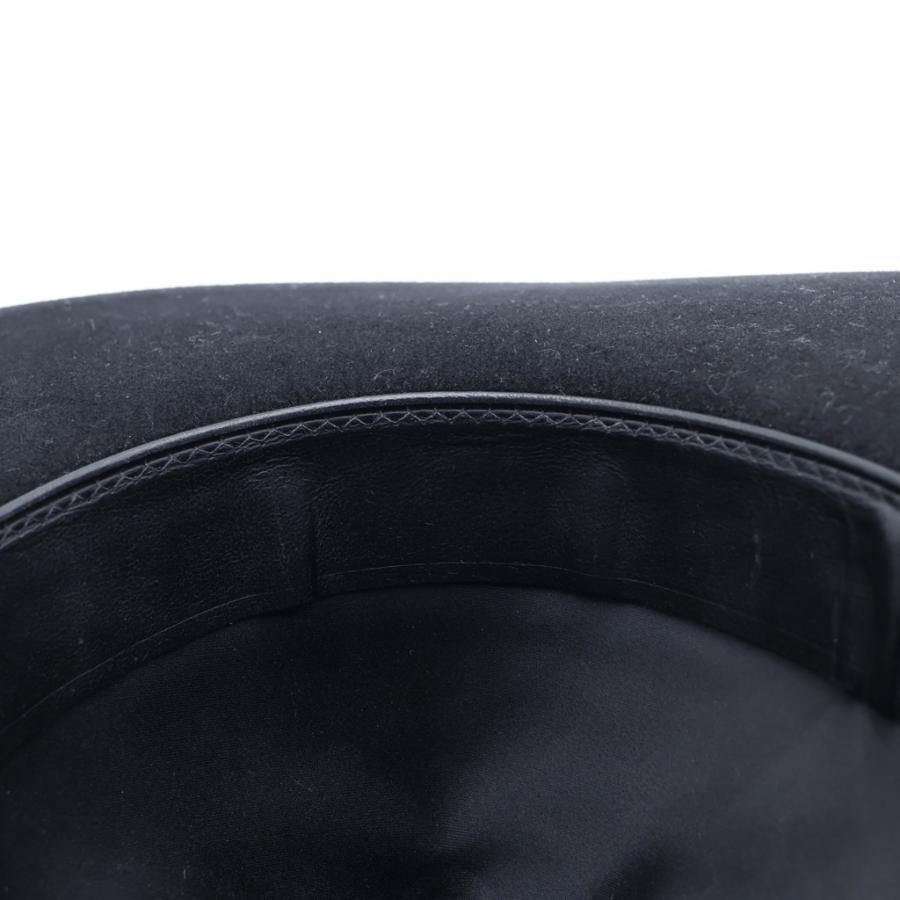 サンローランパリ 16AW New Bowie Fedora Hat ニューボウイフェドラ