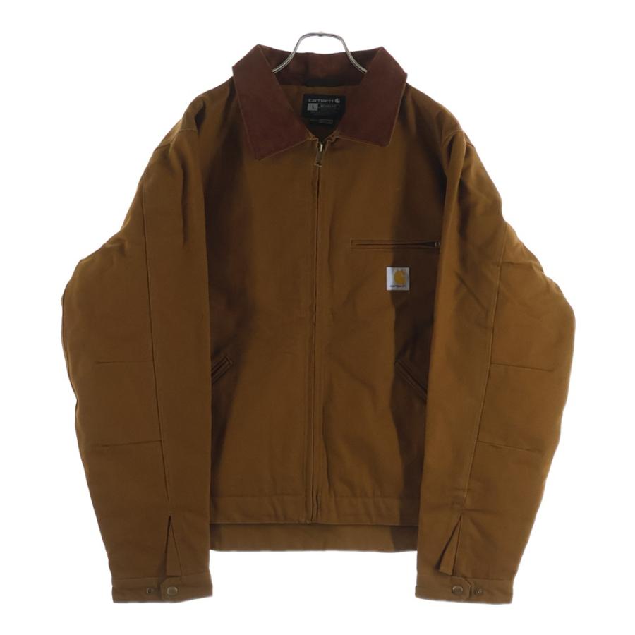 Carhartt ダック　デトロイトジャケット ブラウン キャメル Carhartt（カーハート） DUCK DETROIT JACKET 裏地ブランケット ジップ