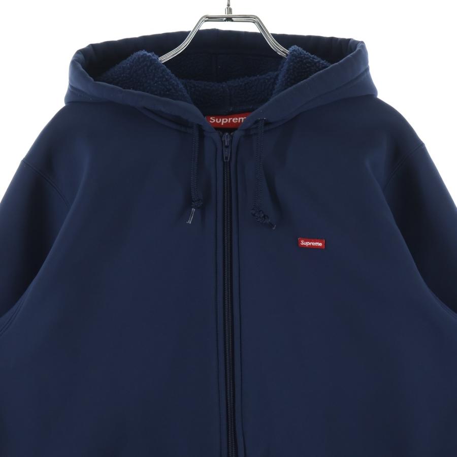 シュプリームスモールボックスロゴ入りジップパーカーポリエステルウィンドストッパー Supreme（シュプリーム） 18AW スモールボックスロゴ ウィンド