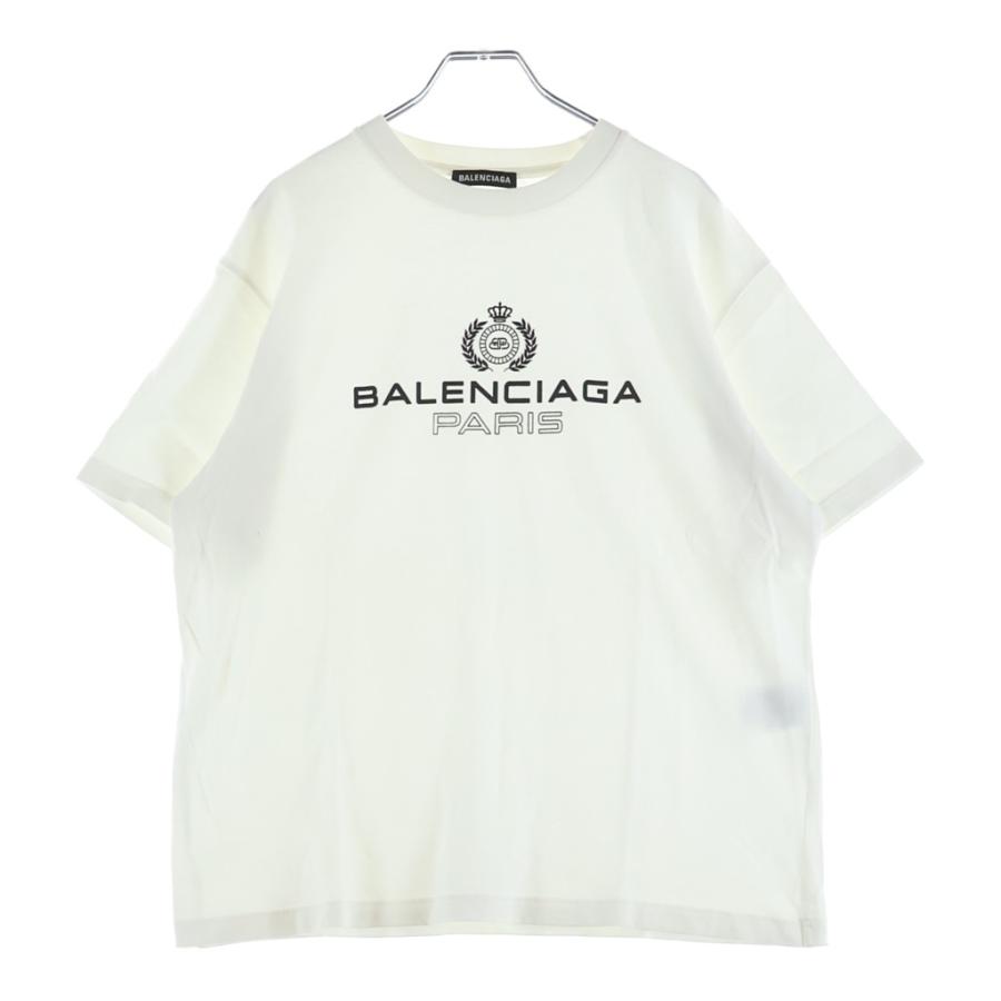 BALENCIAGA（バレンシアガ） BBロゴ フロントプリント クルーネック