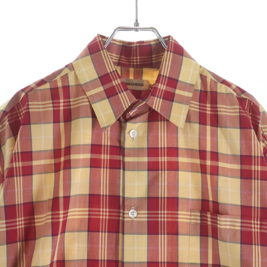 NAMACHEKO ナマチェコ 24SS VATTERN SHIRT ヴェッテルン チェック総柄