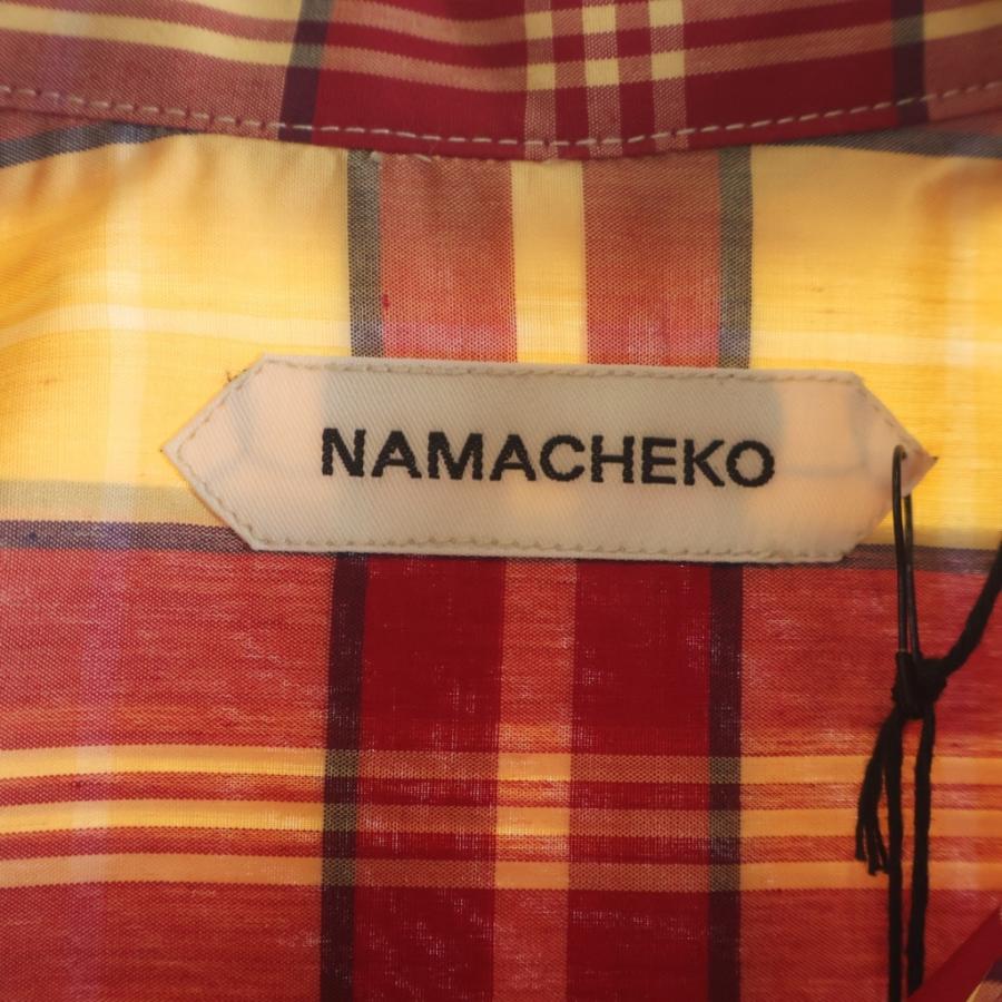 NAMACHEKO ナマチェコ 24SS VATTERN SHIRT ヴェッテルン チェック総柄