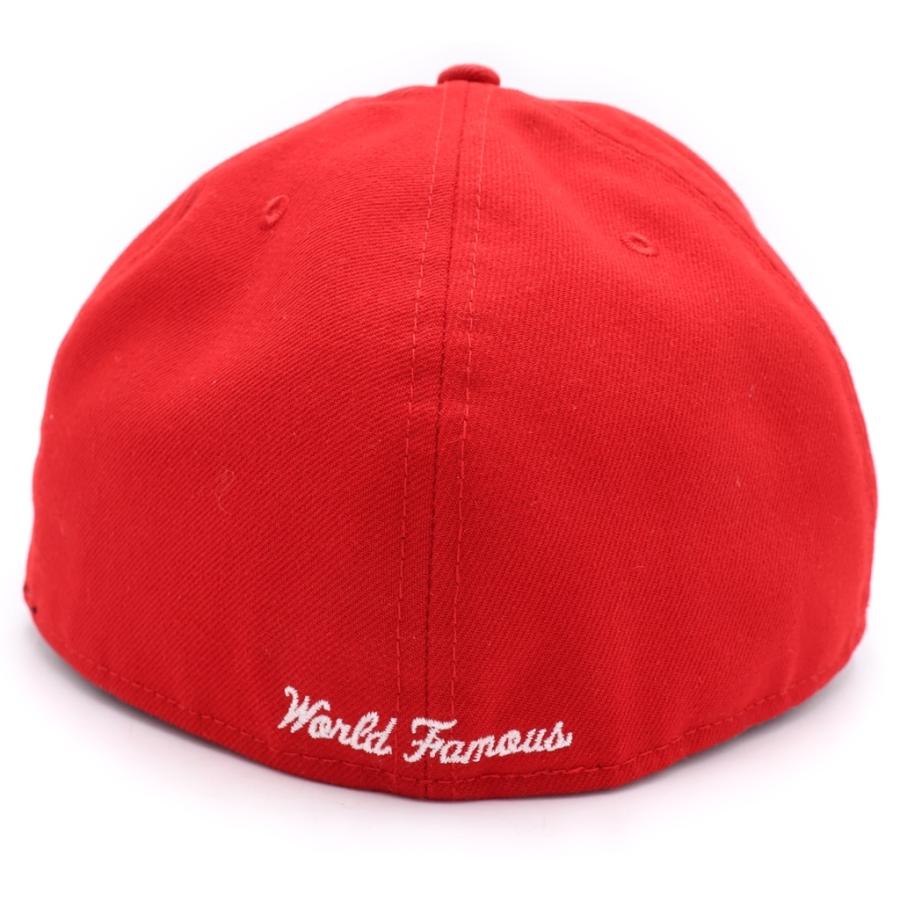SUPREME シュプリーム 13AW ×NEW ERA Gore-tex Box Logo Cap ニューエラ ゴアテックス ボックスロゴ 6パネル ベースボールキャップ 帽子 レッド Supreme（シュプリーム） 13AW ×NEW ERA Gore-tex Box Logo Cap