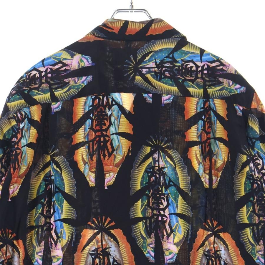 WACKO MARIA ワコマリア 21SS ×BUDSPOOL HAWAIIAN SHIRT バッズプール 舐達磨 木目ボタン ハワイアン半袖シャツ ブラック WACKO MARIA（ワコマリア） 21SS ×BUDSPOOL HAWAIIAN SHIRT