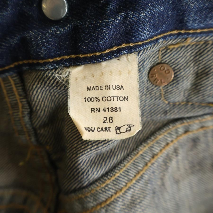 RRL ダブルアールエル BUCKLE BACK DENIM PANT USA製 サスペンダー