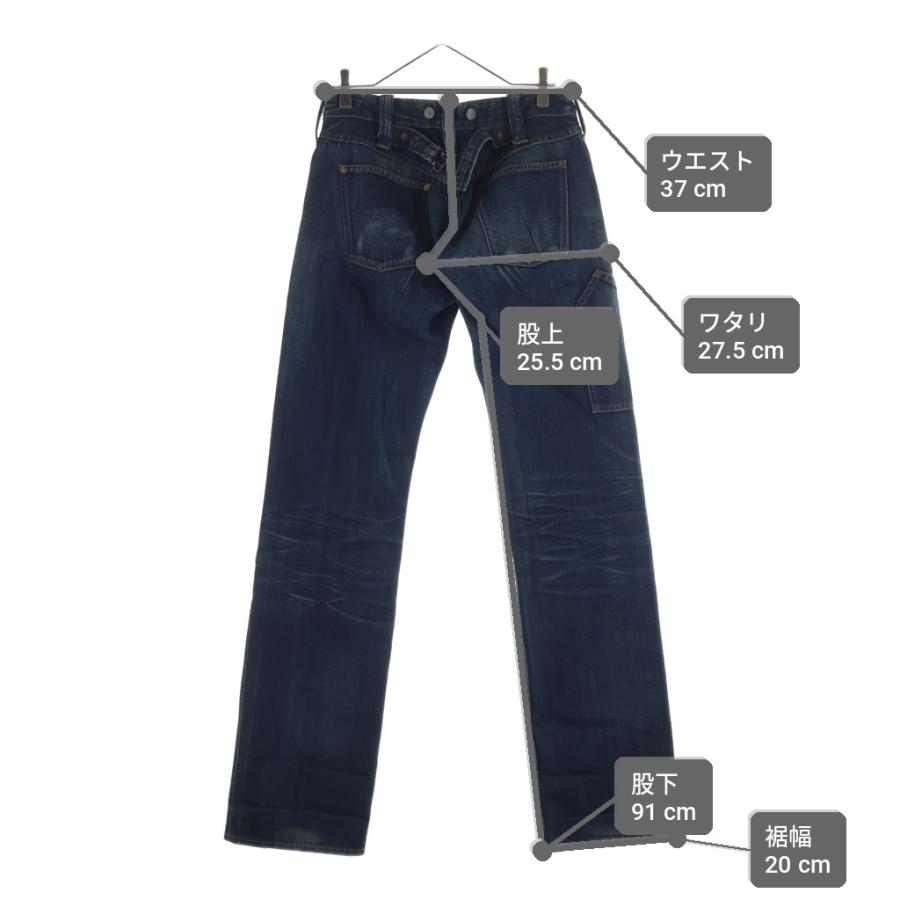 RRL ダブルアールエル BUCKLE BACK DENIM PANT USA製 サスペンダー