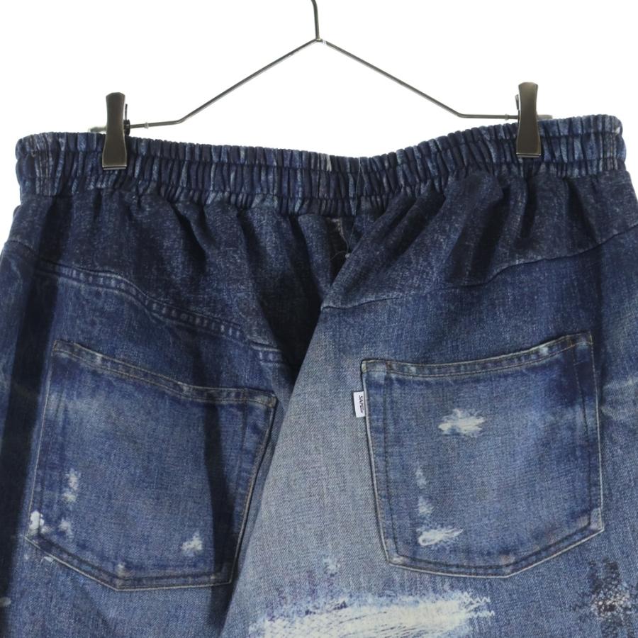 SAPEur サプール 5550XX SWEAT PANTS トロンプルイユスウェットパンツ