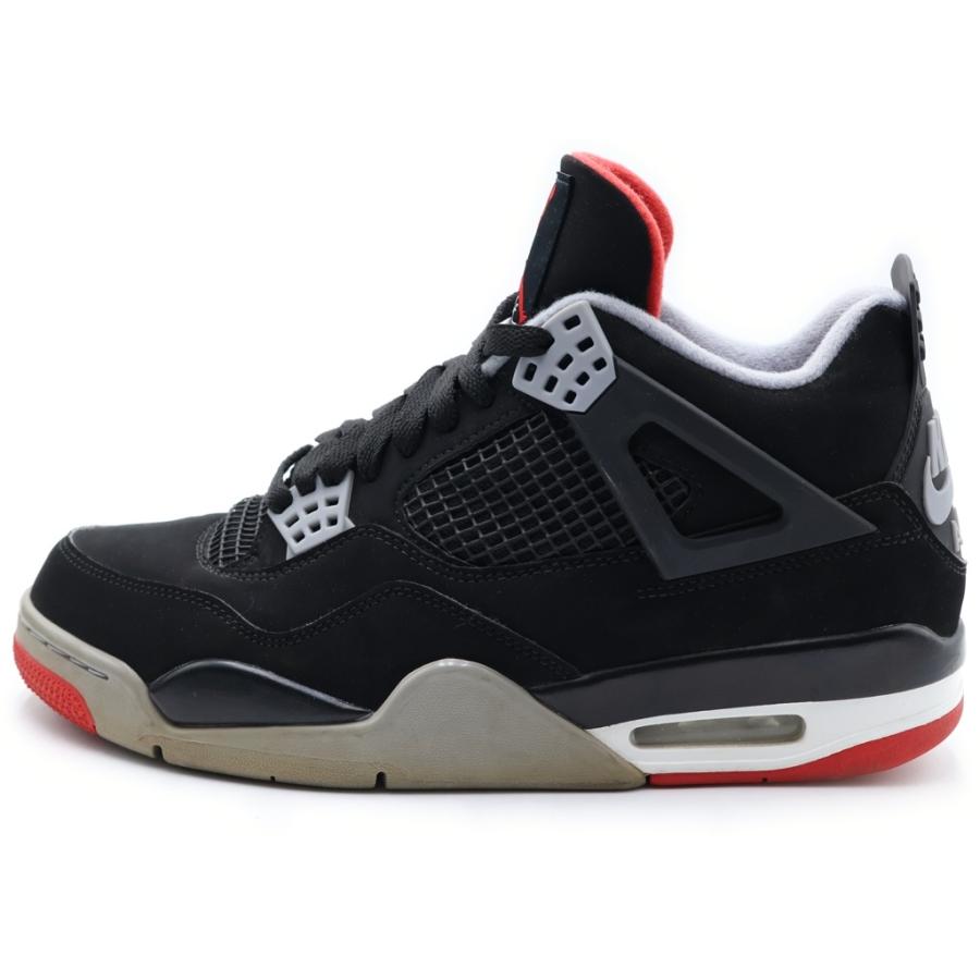 NIKE ナイキ AIR JORDAN 4 RETRO BRED エアジョーダン 4 レトロ ブレッド ハイカットスニーカー US8.5/26.5cm 308497-060 NIKE（ナイキ） AIR JORDAN 4 RETRO BRED エアジョーダン レトロ
