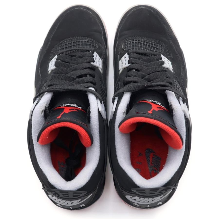NIKE ナイキ AIR JORDAN 4 RETRO BRED エアジョーダンレトロ4ブレッド ハイカットスニーカー ブラック 308497-060 NIKE（ナイキ） AIR JORDAN 4 RETRO BRED エアジョーダン レトロ