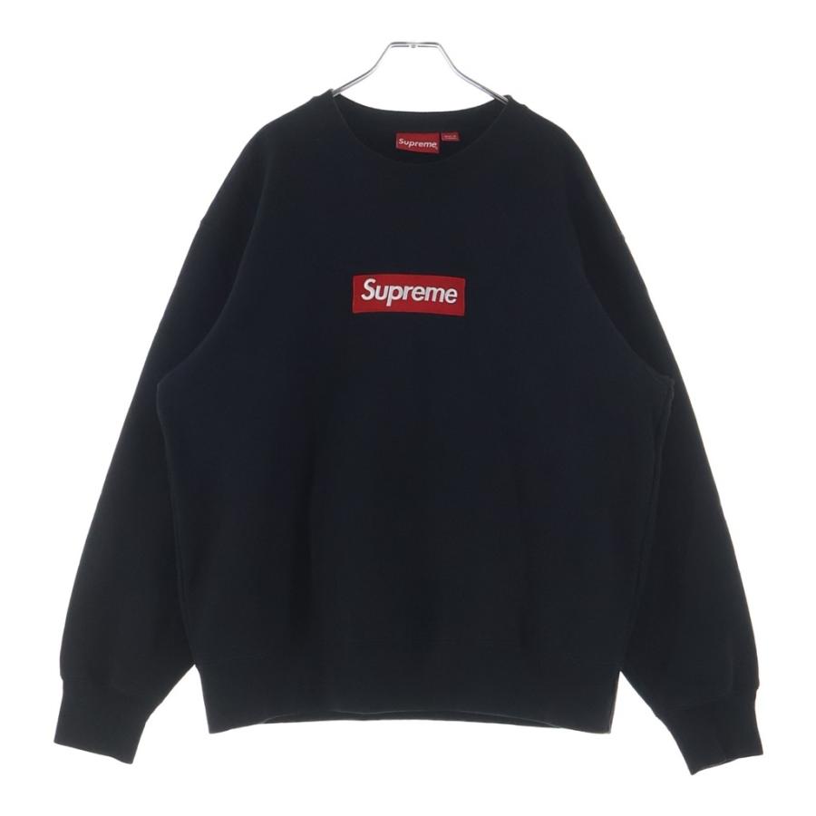 supreme22AWボックスロゴクルーネックスウェット黒S Supreme（シュプリーム） 22AW Box Logo Crewneck ボックスロゴ クルー
