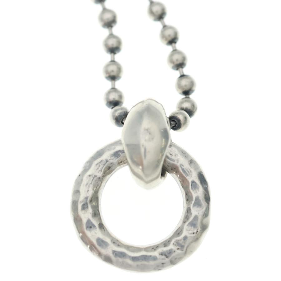 LONE ONES ロンワンズ LIKED CRANE DIAMOND RING メイティングフライトボールチェーン リンクド クレーンダイヤモンドリングペンダント ネックレス シルバー LONE ONES（ロンワンズ） メイティングフライトボールチェーン