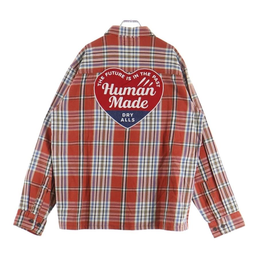 HUMAN MADE ヒューマンメイド CHECK SHIRT ハートワッペン フランネル チェックシャツ レッド HM31SH004 HUMAN MADE（ヒューマンメード） ヒューマンメイド CHECK SHIRT ハート