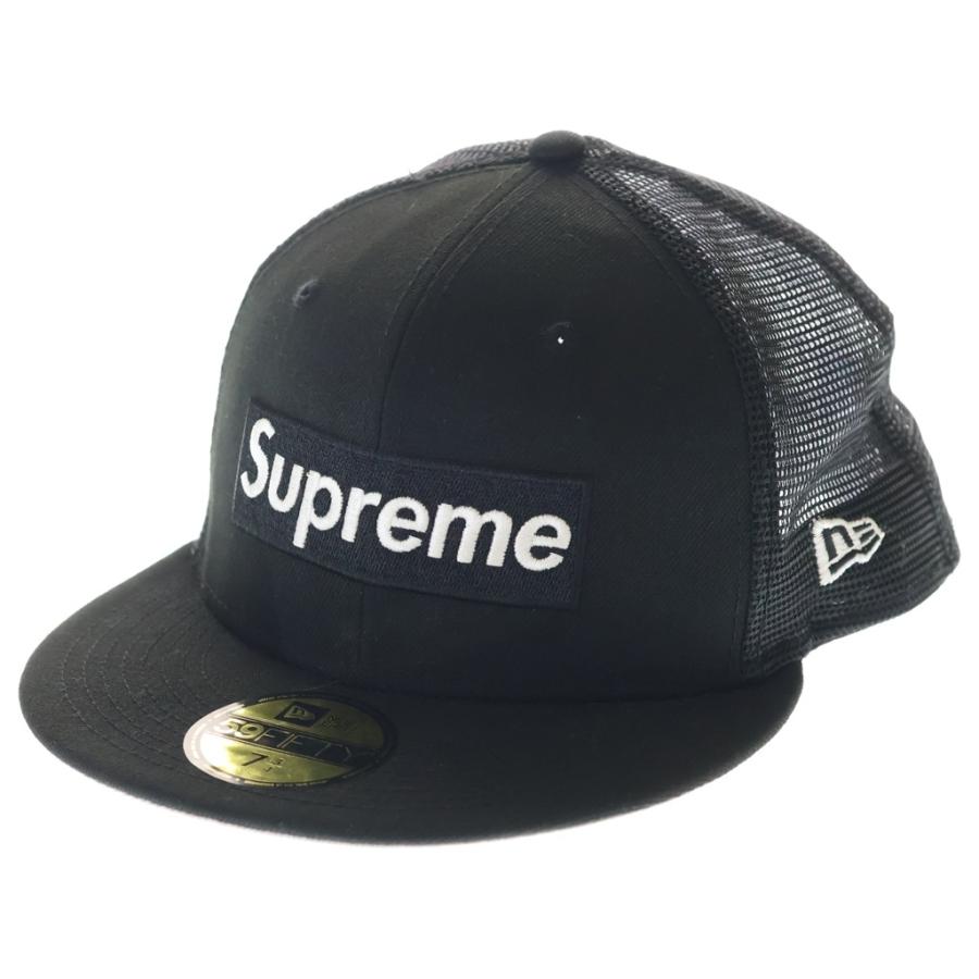 SUPREME シュプリーム 23SS × NEW ERA Box Logo Mesh ニューエラ ボックスロゴ メッシュキャップ ブラック Supreme（シュプリーム） 23SS ×NEW ERA Box Logo Mesh Back