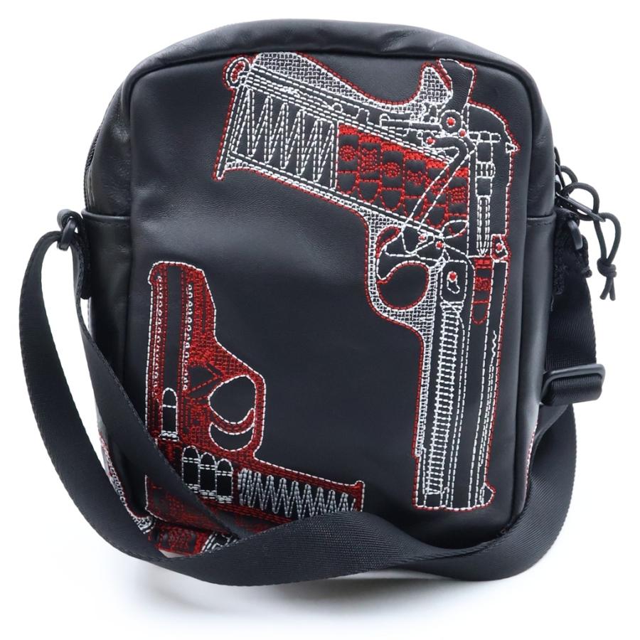 Supreme（シュプリーム） 26SS Guns Embroidered Leather Shoulder Bag