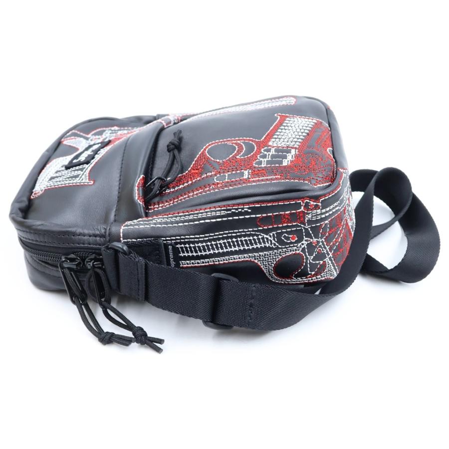 Supreme（シュプリーム） 26SS Guns Embroidered Leather Shoulder Bag