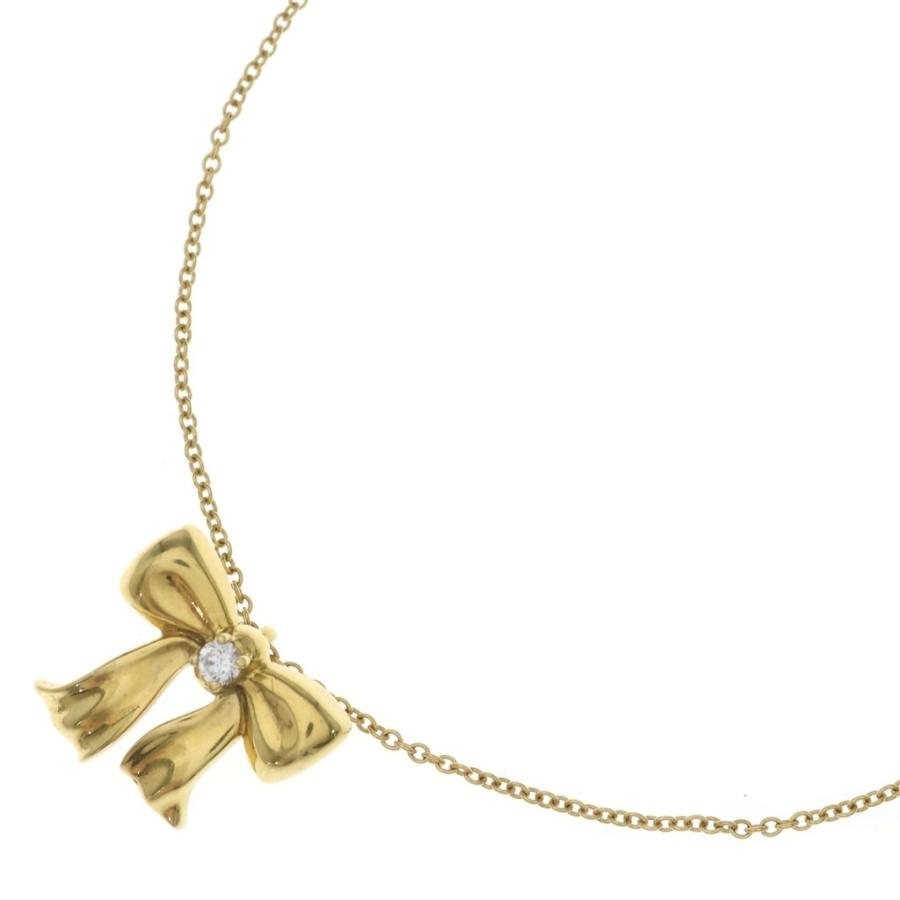 TIFFANY&Co.（ティファニー） TIFFANY & Co. K18YG ブルーボックスボウ