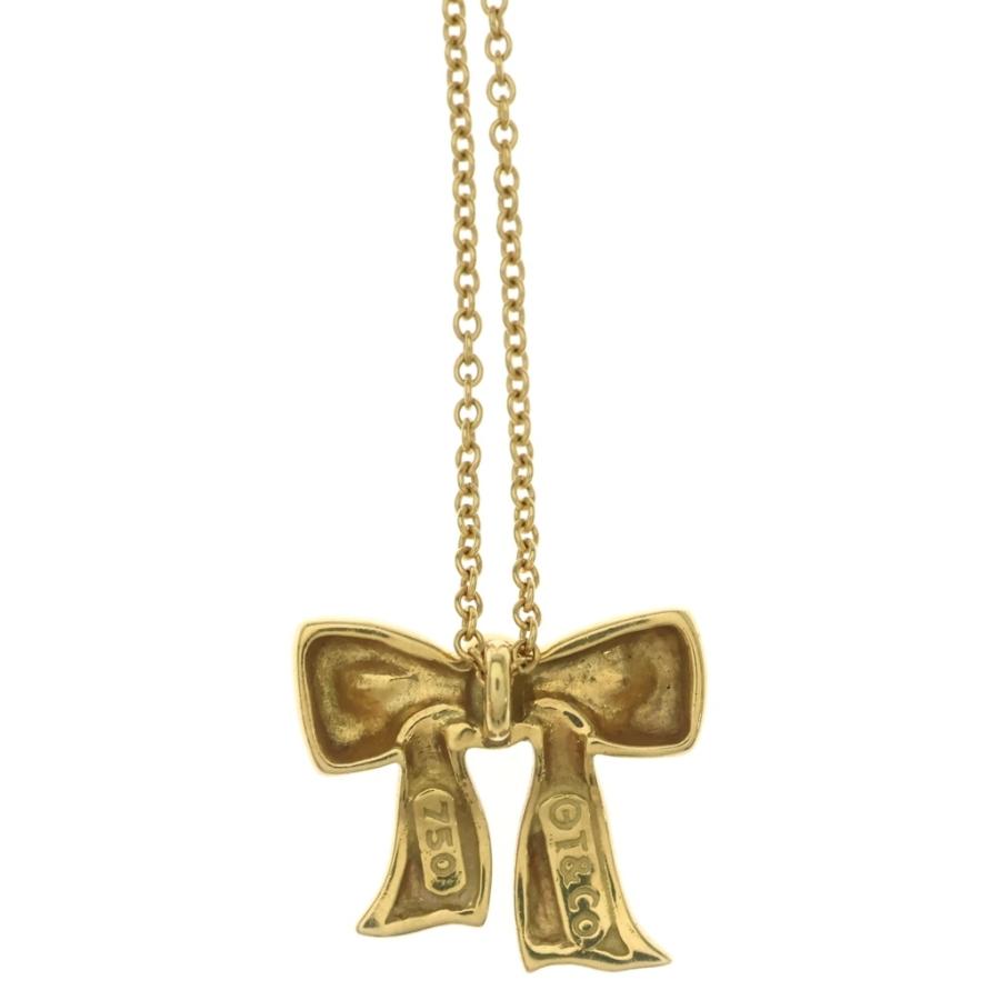 TIFFANY&Co.（ティファニー） TIFFANY & Co. K18YG ブルーボックスボウ
