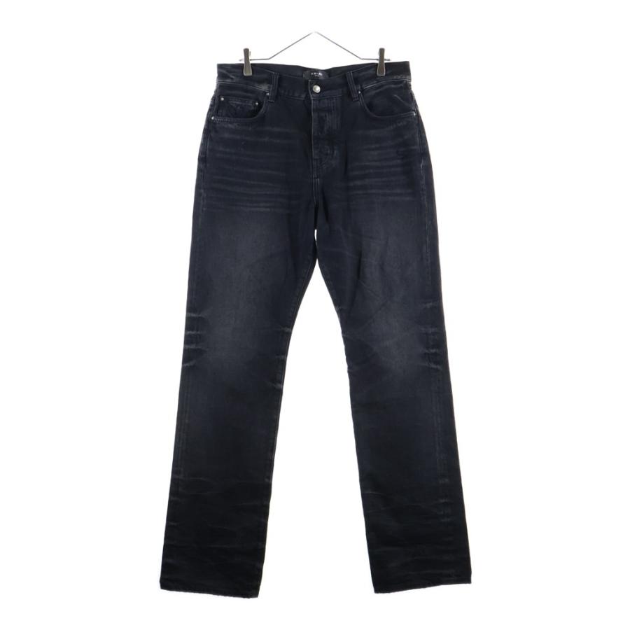 あ*お様 AMIRI アミリ ブラック Stack ジーンズ メンズ 黒　サイズ AMIRI（アミリ） STACK STRAIGHT JEAN スタック ストレート クラッシュ