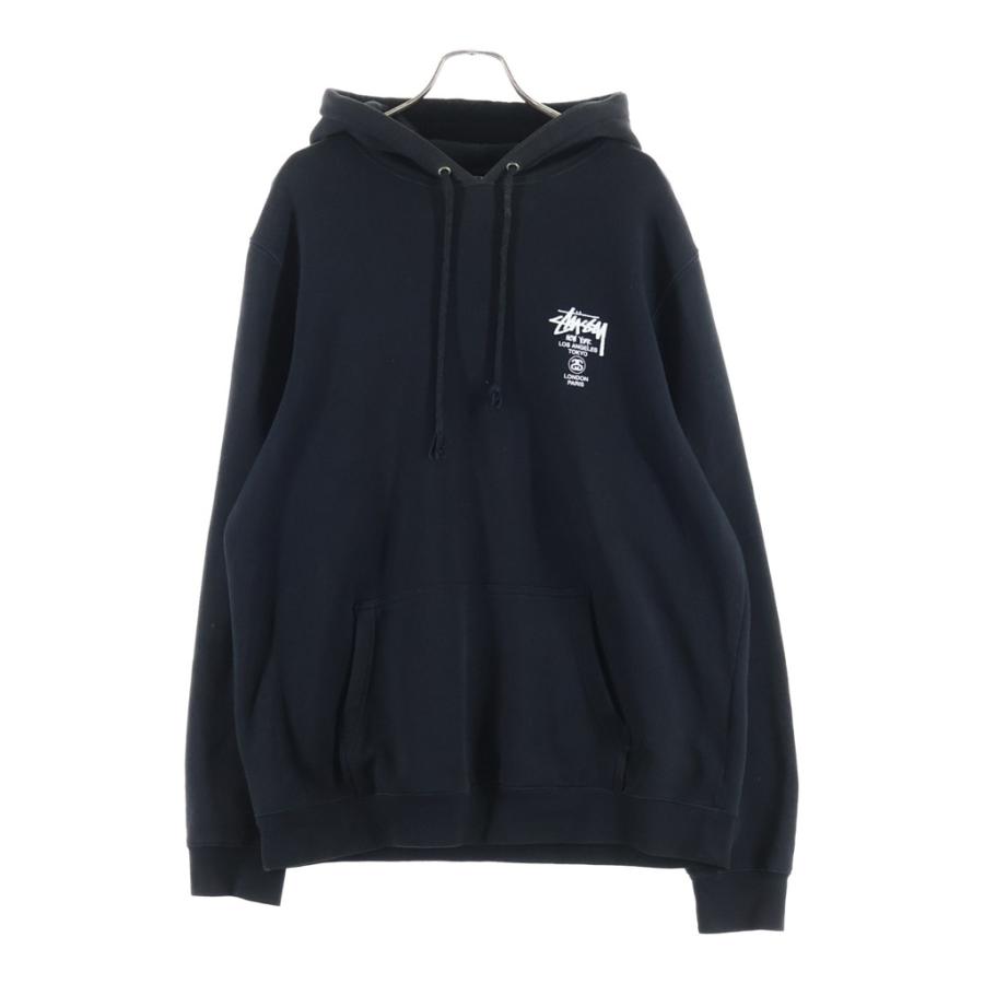 STUSSY（ステューシー） WORLD TOUR HOODIE ワールドツアー 両面