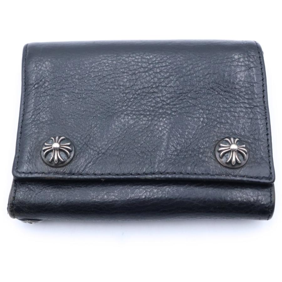 Chrome Hearts 3フォールド　クロスボールボタン　オールド　財布 CHROME HEARTS（クロムハーツ） 3FOLD 3フォールド クロスボールボタン