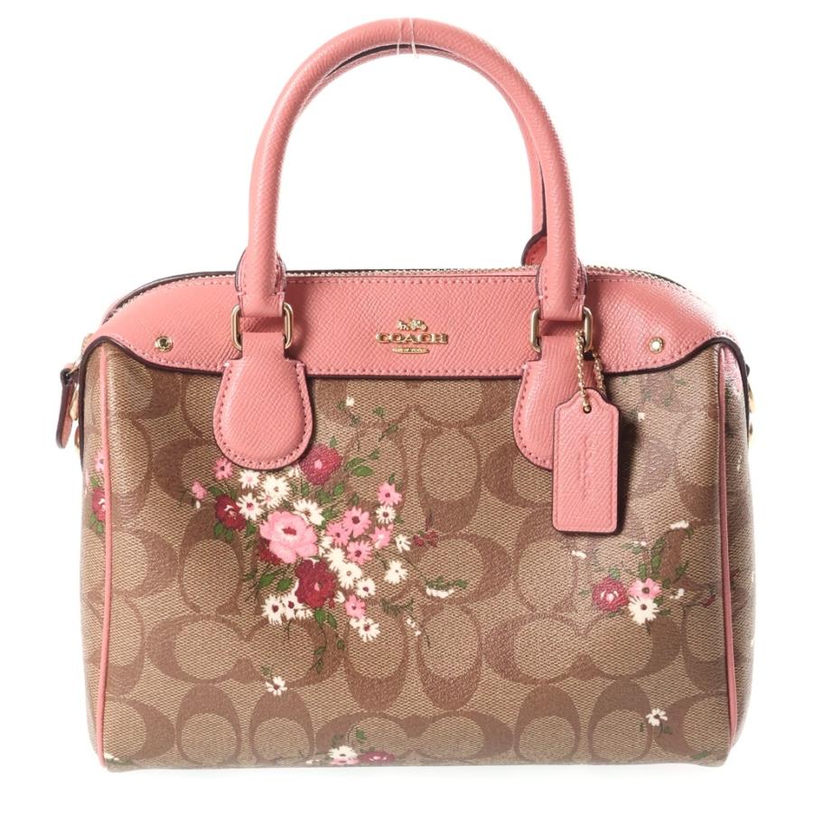COACH（コーチ） シグネチャー フローラルプリント PVCレザー 2WAY