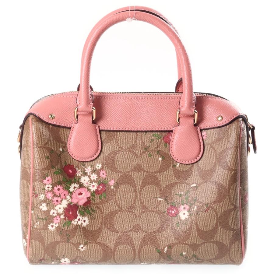 COACH（コーチ） シグネチャー フローラルプリント PVCレザー 2WAY 