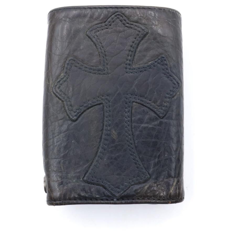 な*様 CHROME HEARTS クロムハーツ　　　折り財布スリーフォールド CHROME HEARTS（クロムハーツ） 3FOLD 3 フォールド クロスボタン