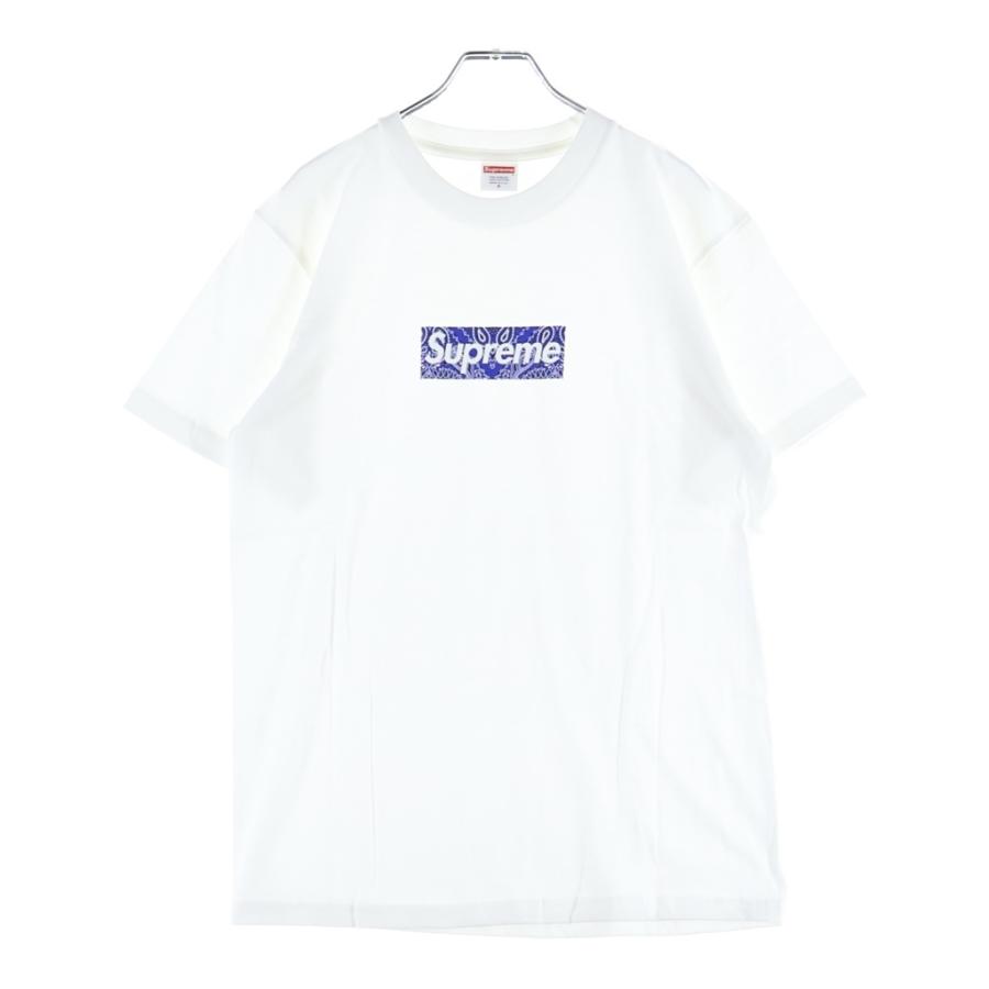 い*ぬ様 シュプリーム　バンダナ　ボックス　ロゴ　Tee S Supreme（シュプリーム） 19AW Bandana Box Logo Tee バンダナ柄