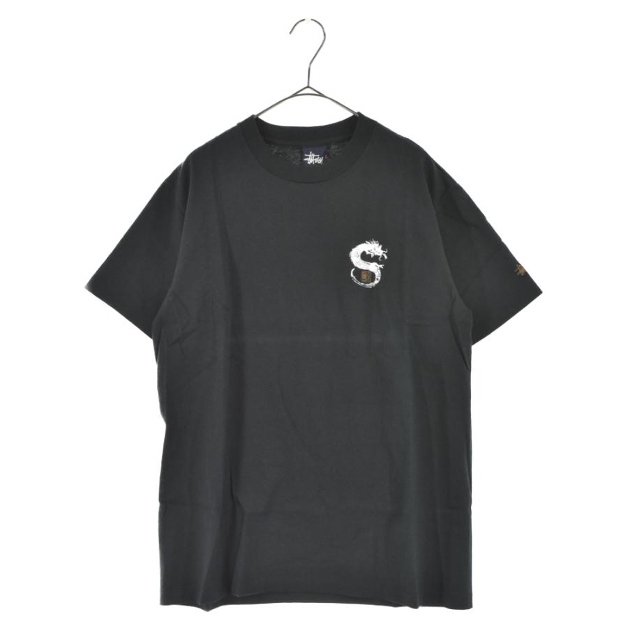 ステューシー DORAGON 半袖Tシャツ アメリカ製 OLD STUSSY オールドステューシー ブラック :9223E150117